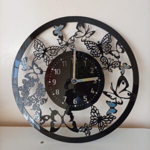 Butterfly Vinyl Wall Clock 7